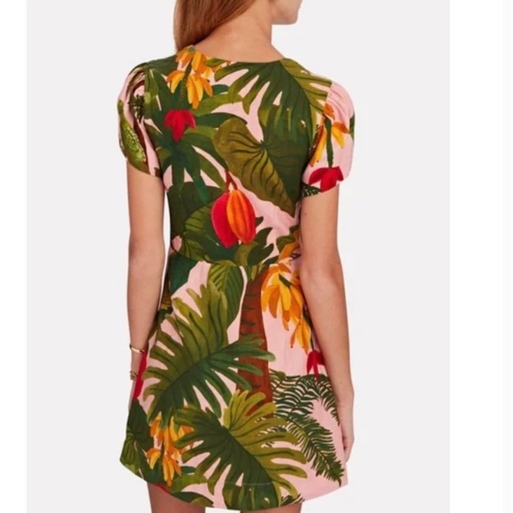 Farm Rio Pink Cocoa Forest Mini Dress - Picture 3 of 9